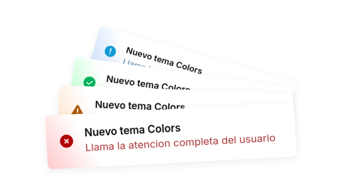 Tema Gradient en la alerta BellJs